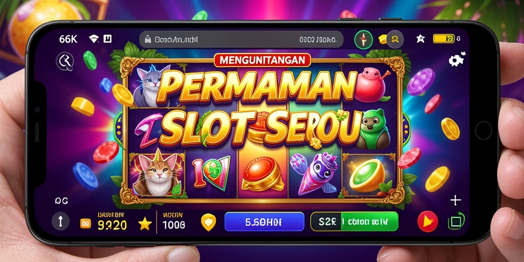 Screenshot 66K menunjukkan antarmuka permainan yang menarik dan interaktif.