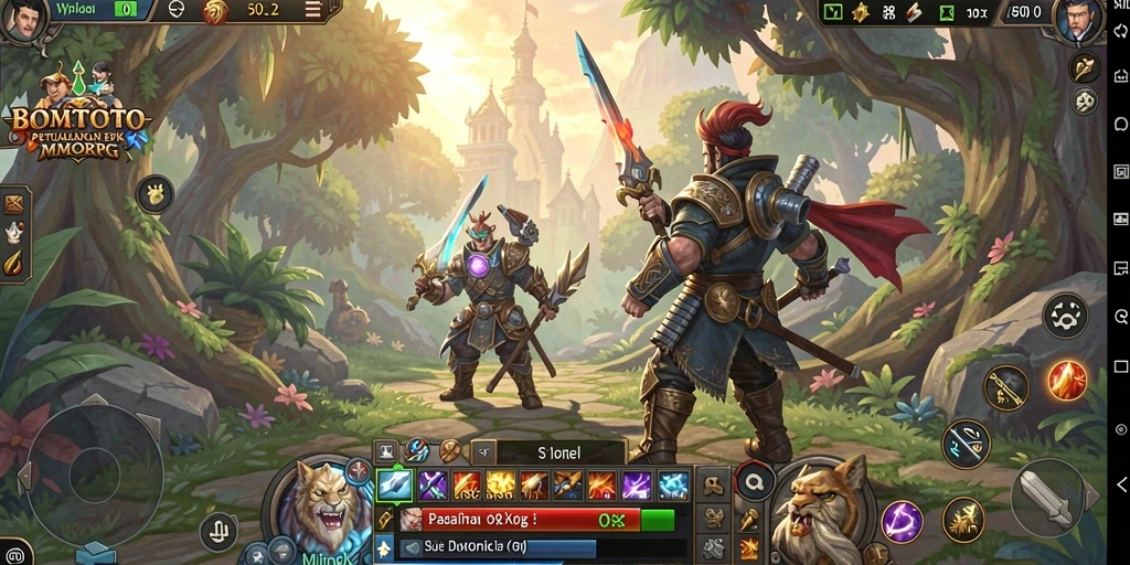 Tangkapan layar gameplay seru di dunia BOMTOTO yang luas.