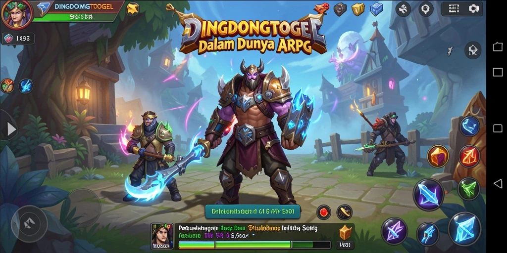 Tampilan gameplay DINGDONGTOGEL yang menarik dan penuh aksi.