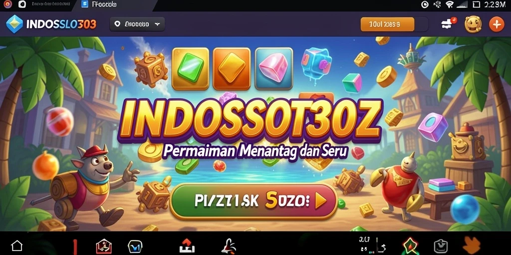 Screenshot gameplay INDOSLOT303 menampilkan level puzzle yang menantang.