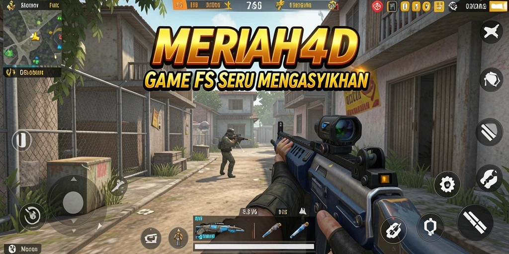 Screenshot utama yang menampilkan gameplay seru dari MERIAH4D.
