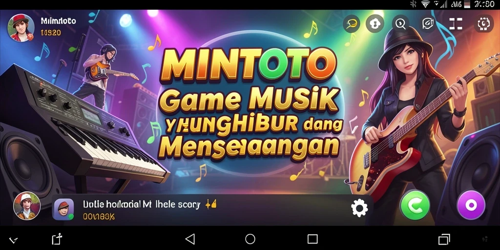 Tampilan gameplay <strong>MINTOTO</strong> yang seru dan interaktif dengan banyak lagu.