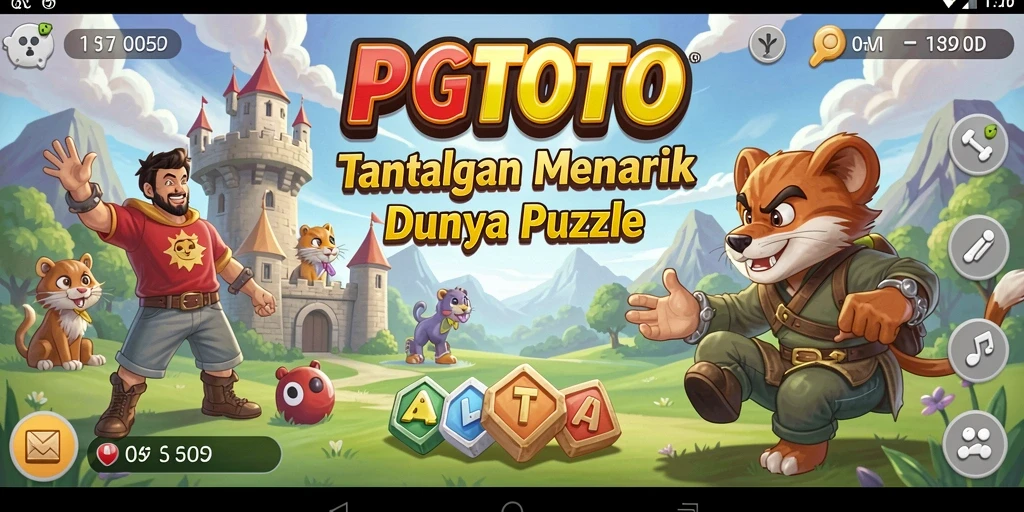 Tangkapan layar gameplay PGTOTO menampilkan teka-teki yang menantang dan grafis menarik.