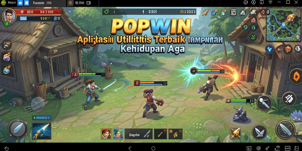 Tampilan antarmuka intuitif dan fitur unggulan dari POPWIN.
