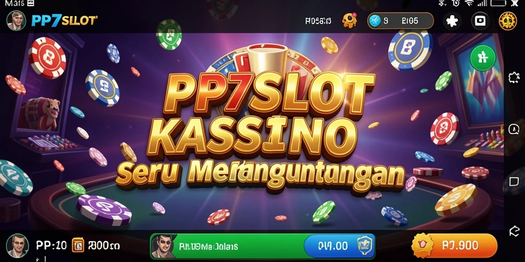 Screenshot gameplay PP7SLOT yang menunjukkan aksi seru kasino.