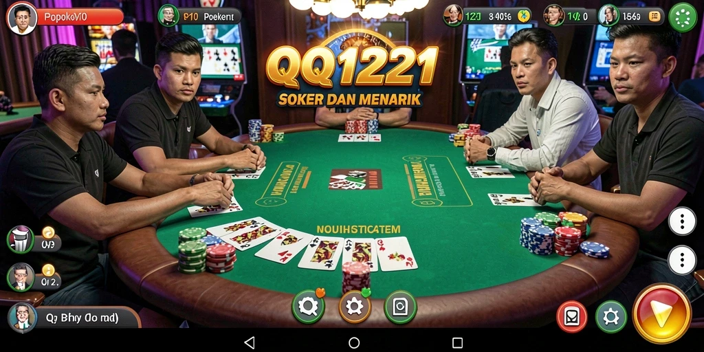 Pengalaman bermain Poker yang seru di QQ1221.