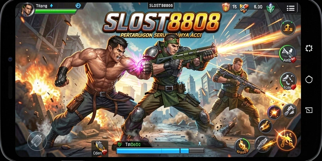 Tampilan gameplay SLOST8808 yang penuh aksi dan menegangkan.