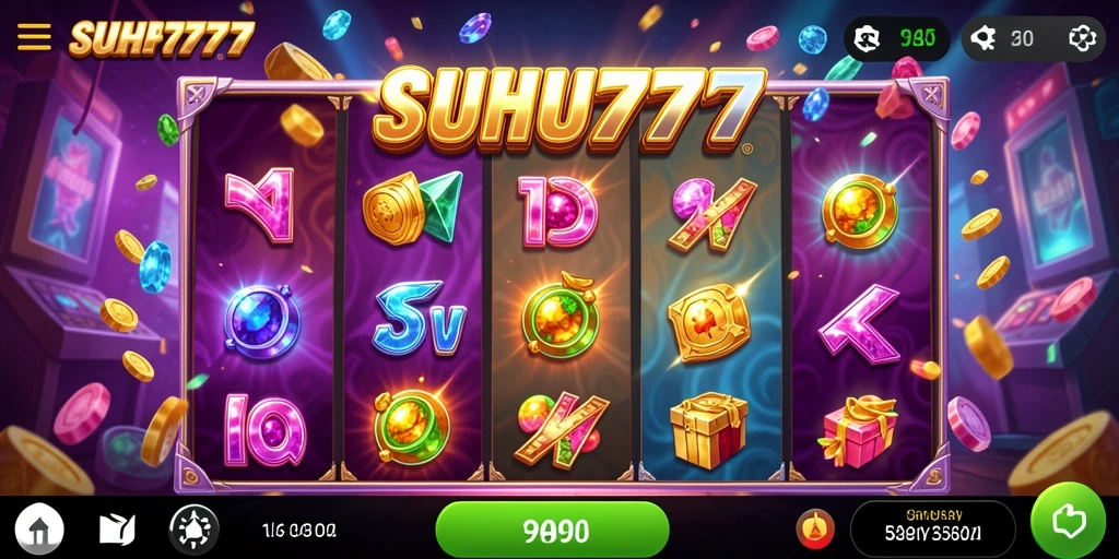 Tampilan gameplay menarik dari SUHU777 yang penuh warna.